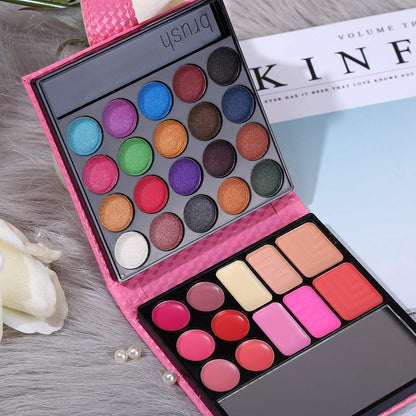 Roselume Allure Makeup Collection, All in One Makeup Kit with 20 Eyeshadows, 6 Lip Glosses, Blush, Powder, Concealer and Mirror