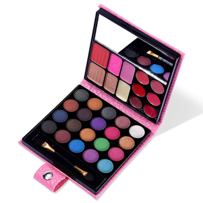 Roselume Allure Makeup Collection, All in One Makeup Kit with 20 Eyeshadows, 6 Lip Glosses, Blush, Powder, Concealer and Mirror